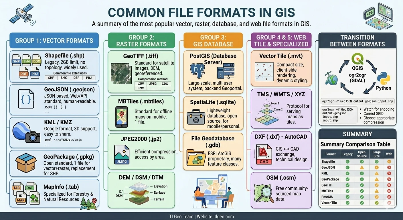 Overview of GIS file formats