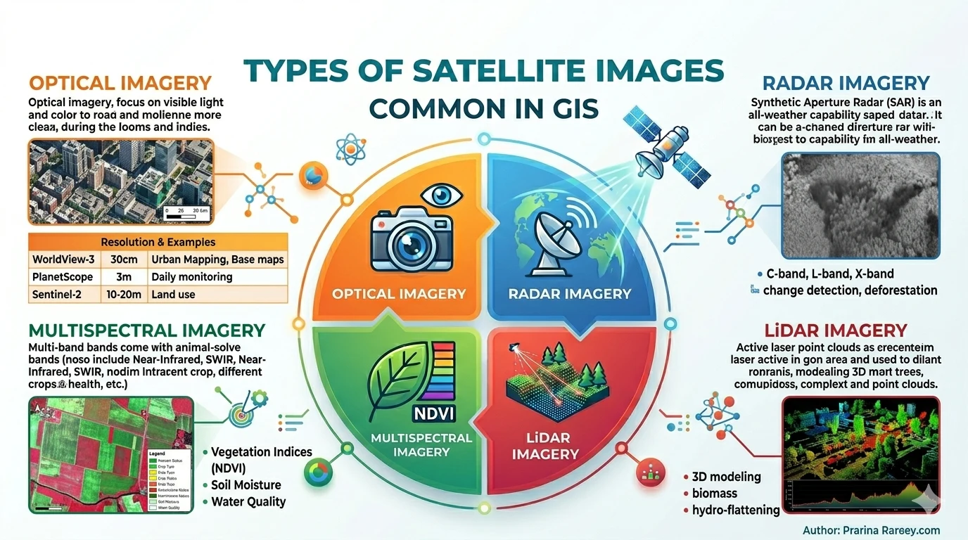 Overview of satellite imagery types