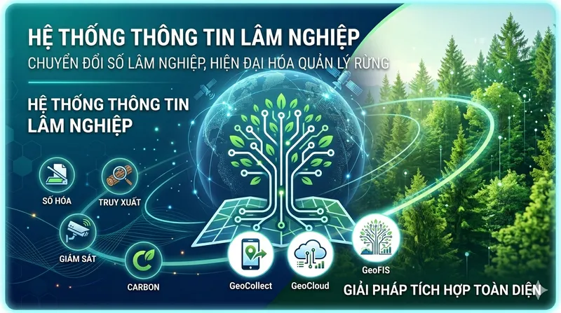 Hiện Đại Hóa Quản lý rừng: Từ Thách Thức Thực Tế Đến Hệ Thống Thông Tin Lâm Nghiệp Toàn Diện