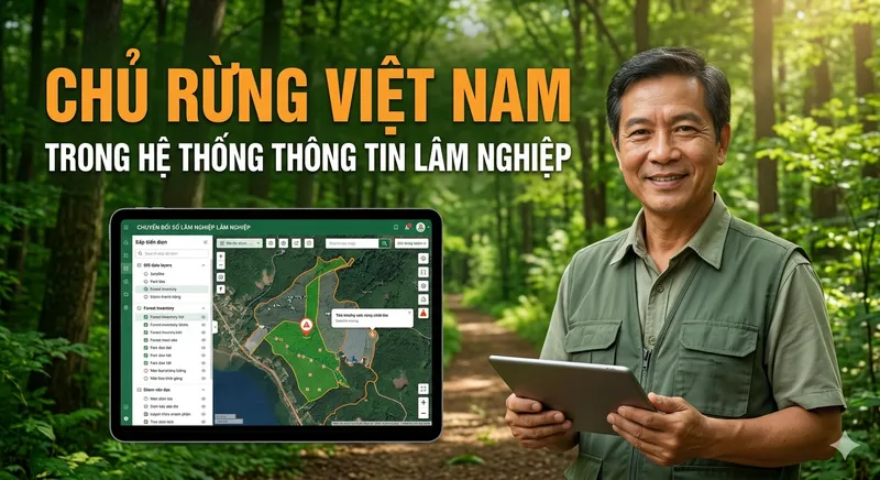 Chủ rừng Việt Nam với hệ thống thông tin lâm nghiệp