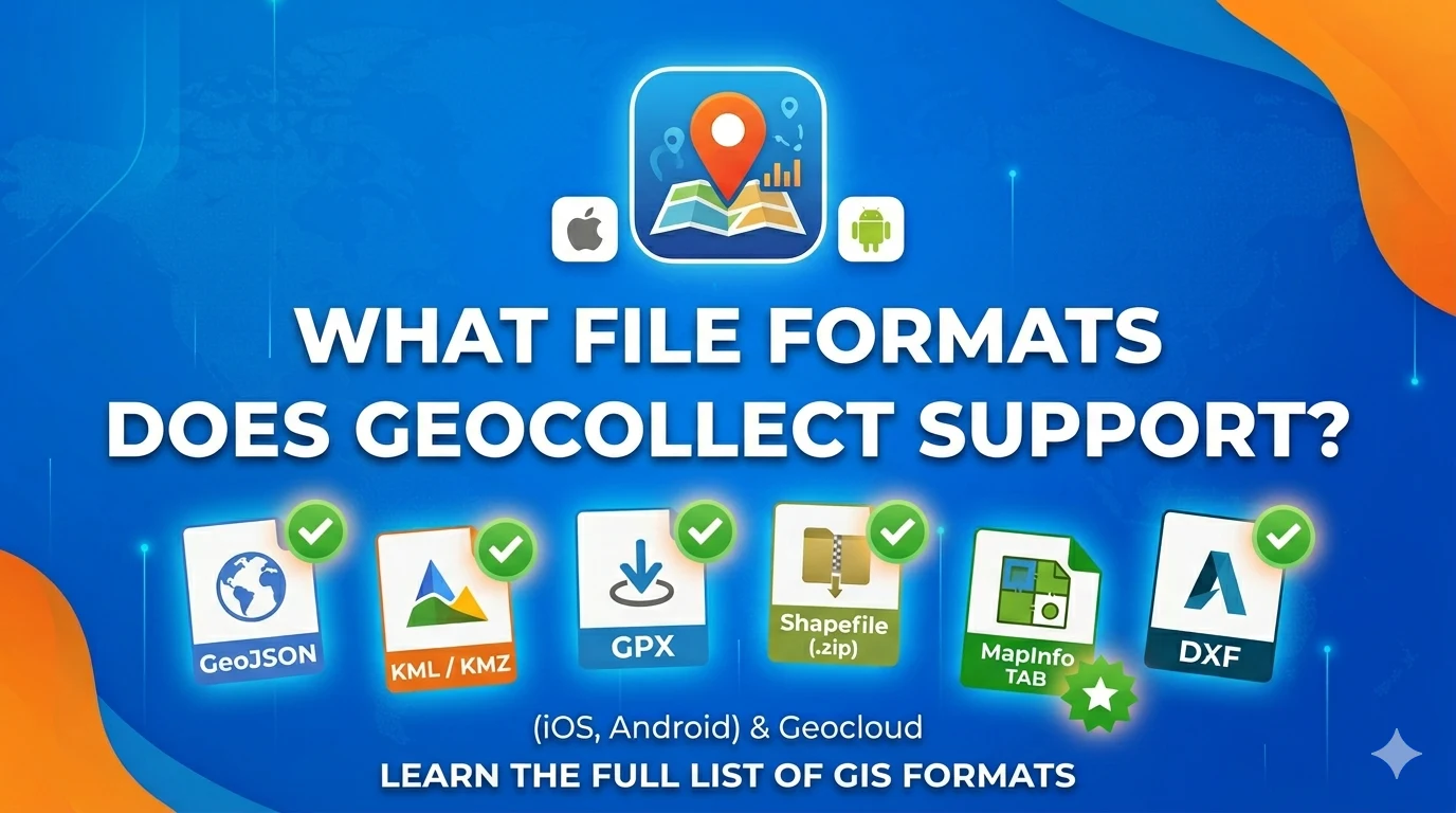Geocollect supported file formats