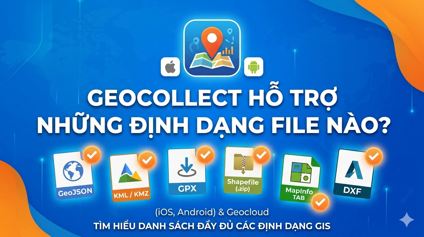 Geocollect Hỗ Trợ Những Định Dạng File Nào?