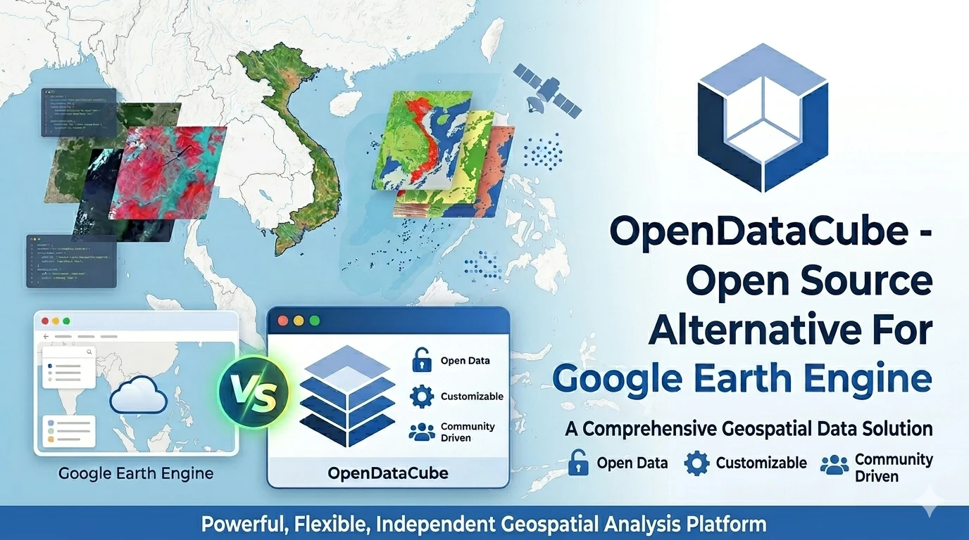 OpenDataCube - large-scale satellite image processing
