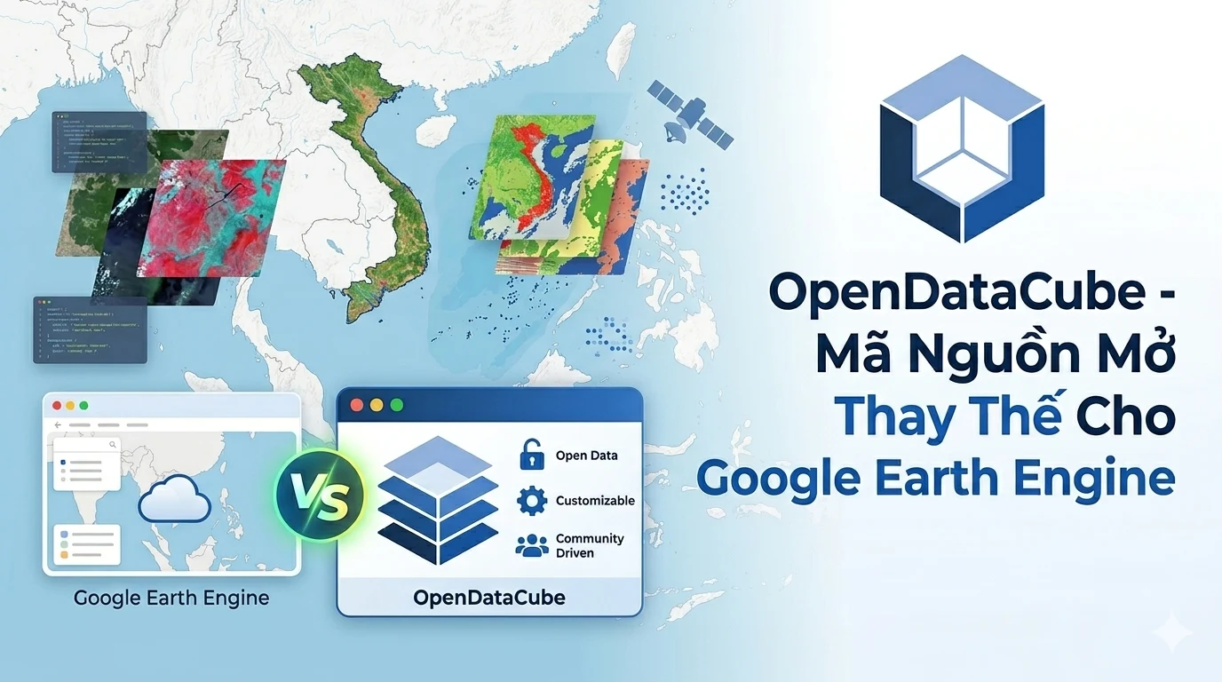 OpenDataCube - Mã Nguồn Mở Thay Thế Cho Google Earth Engine (GEE)