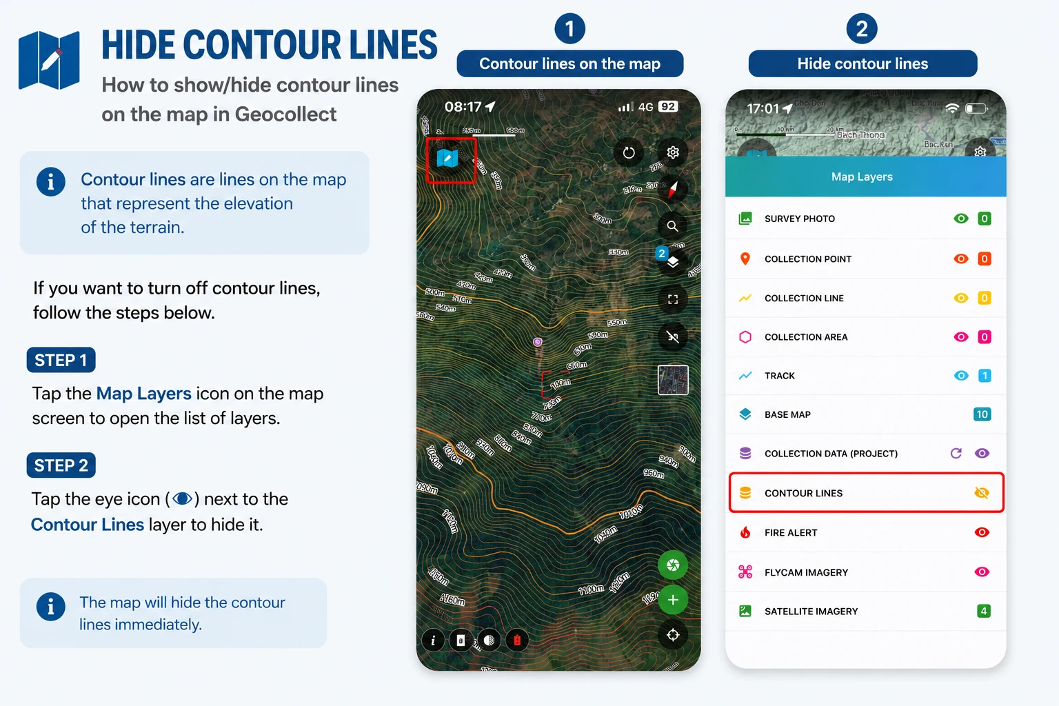 Hide Contour Lines