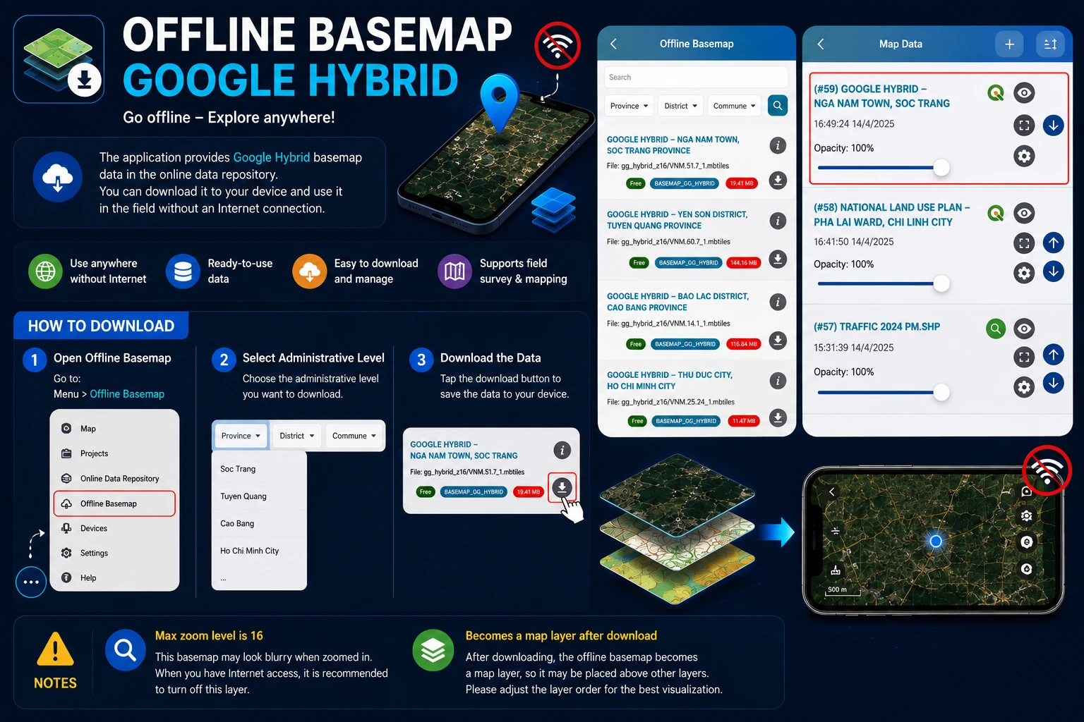Offline Basemap in Geocollect