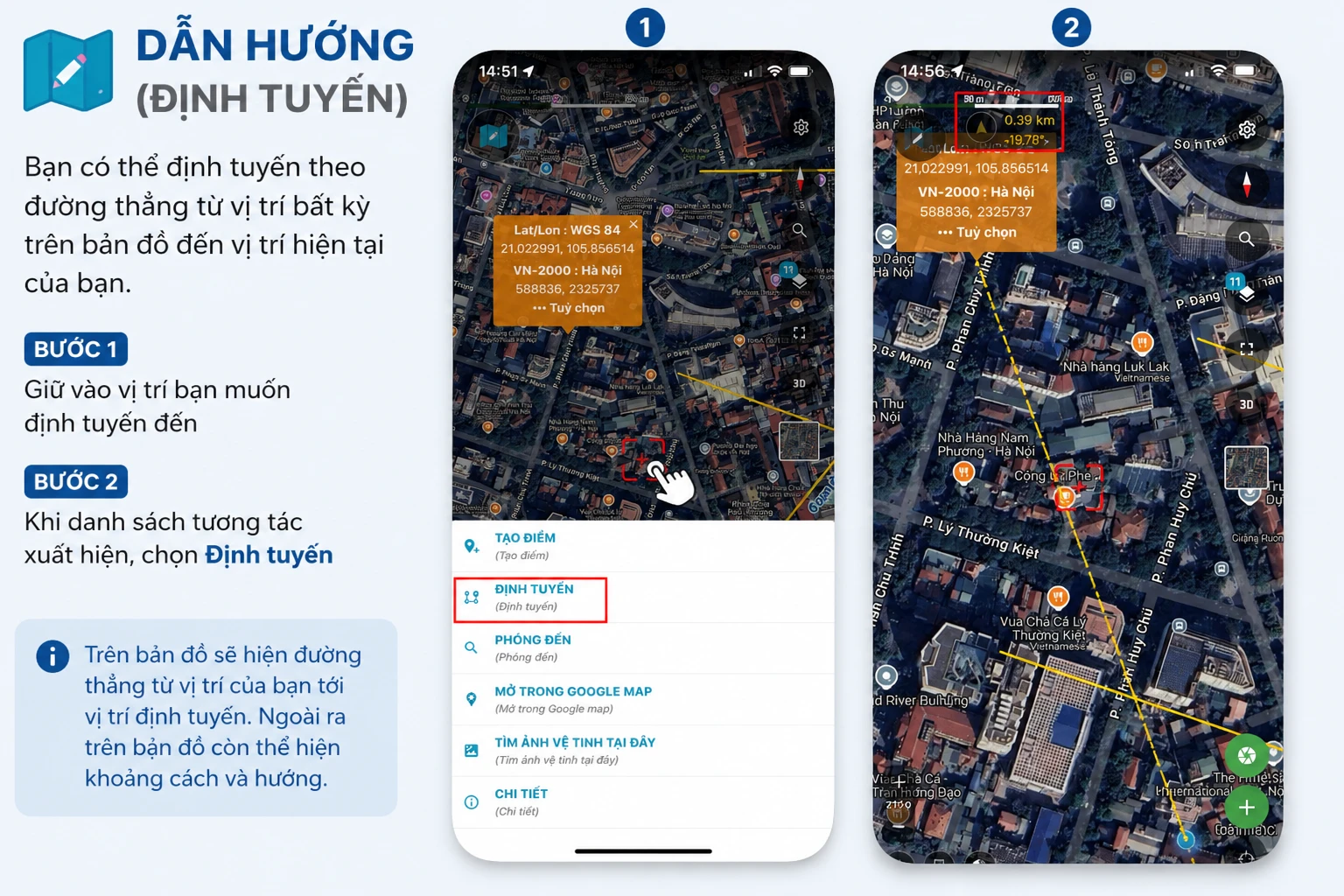 Định tuyến trong Geocollect